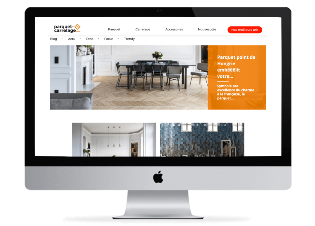Rédaction d'articles décoration et home design pour le blog de Parquet-Carrelage.com